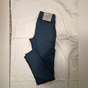 Forever 21 High-Rise Moto Leggings - Dark Teal/Navy - Size Small - NWT 2009